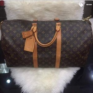 💯 Authentic Louis Vuitton Keepall 50